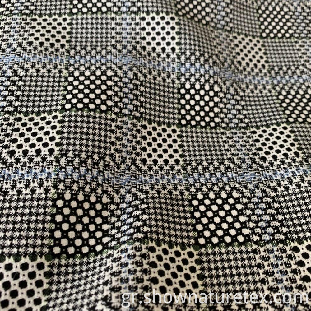 Polyester Viscose Nice New Check Fabric